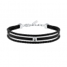 LEATHER BR SS BLK REC LEATHER BLK 19+3CM