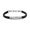 LEATHER BR SS REC LEATHER BLK 19+3.5CM