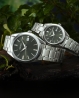 Neo Classic 3 Agujas Cristal Zafiro verd