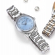 Essentials plateado esf azul diamantes