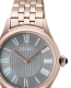 Ladies Cuarzo Rose numeros romanos