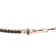 TENNIS BR SS RG+BLACK CZ BLACK 18.5+3CM