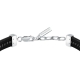 LEATHER BR SS BLK REC LEATHER BLK 19+3CM