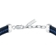 LEATHER BR SS BLU REC LEATHER BLK 19+3CM