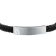 LEATHER BR SS REC LEATHER BLACK 19+3.5CM