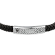 LEATHER BR SS REC LEATHER BLK 19+3.5CM