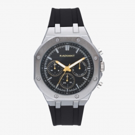 RELOJ Reloj Hombre Jack Agujas Oro/Silicona