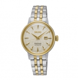RELOJ Presage Cockatil Automático mujer White