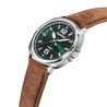 Bailard Green Dial Brown Leather
