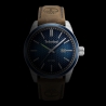 Henniker II Blue Dial Brown Leather