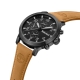 Driscoll Black Dial Brown Leather