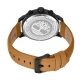 Driscoll Black Dial Brown Leather