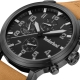 Driscoll Black Dial Brown Leather
