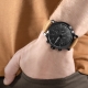 Driscoll Black Dial Brown Leather