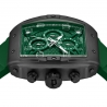 Coswig Green Dial Green Silicon Strap