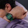 Coswig Green Dial Green Silicon Strap