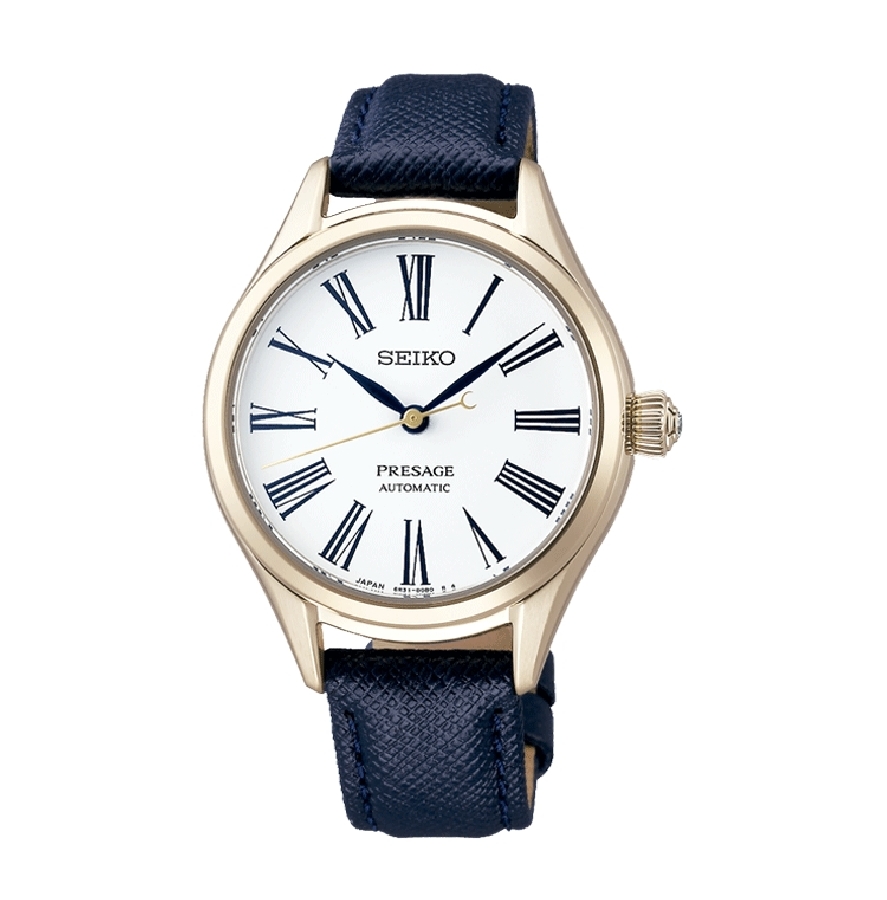 Seiko PRESAGE ESMALTE BLANCO PARA MUJER SPB234J1 - Vista frontal