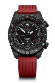 RELOJ AIR PRO AUTOMATIC BLACK DIAL RED RUBBER