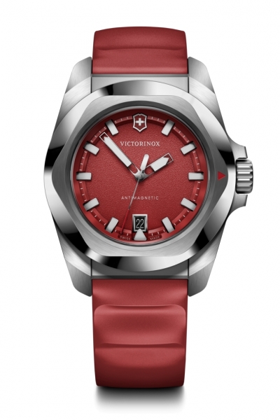 INOX 41MM RED DIAL RED RUBBER