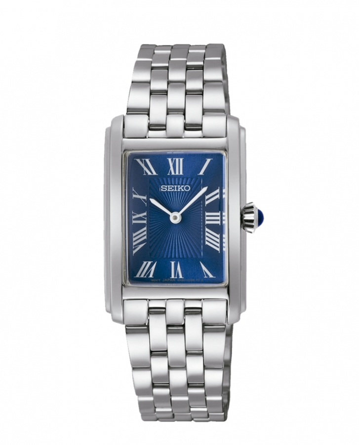 Seiko LADIES CUARZO 2 AGUJAS CAJA RECTANGULAR SWR085P1 - Vista frontal