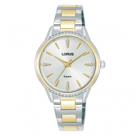 RELOJ Mujer Classic 3 Agujas Brazalete Bicolor