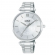 Mujer Classic Esfera Plata Texturizada