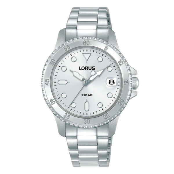 Mujer Sport Esfera Plateada