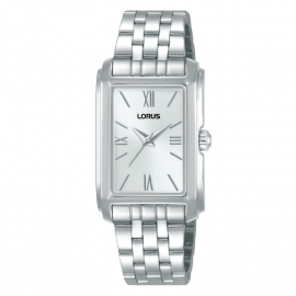 RELOJ Mujer Classic Rectangular Braz. Acero