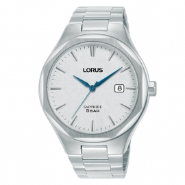 RELOJ Hombre Classic Esfera Plateada Bisel Oct