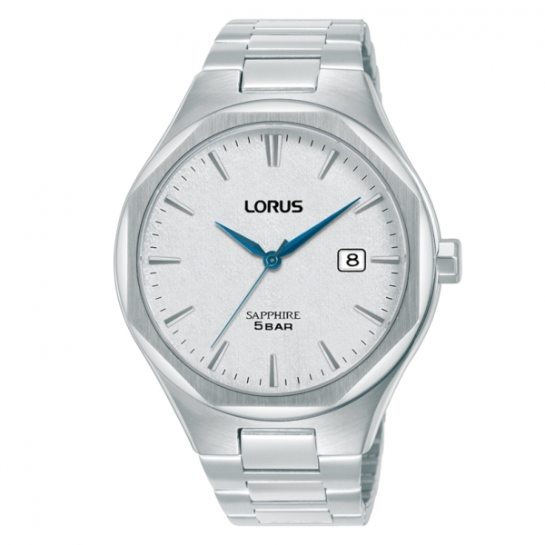 Hombre Classic Esfera Plateada Bisel Oct