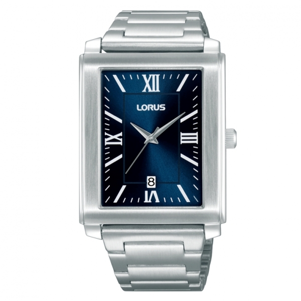 Hombre Classic Rectangular Esf. Azul