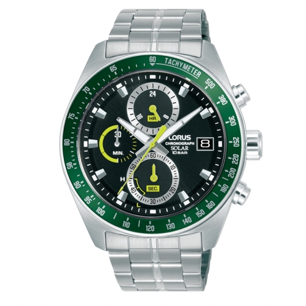 Hombre Cronógrafo 43mm Esfera Verde