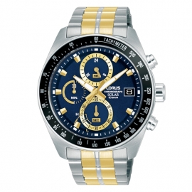 RELOJ Hombre Cronógrafo 43mm brazalete bicolor