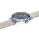 Reloj Hombre Chris Azul Correa Plateada