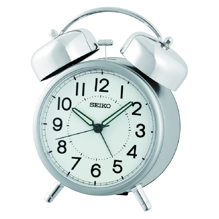 Seiko DESPERTADOR ESTáNDAR SILVER QHK063S - Vista frontal