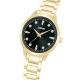 Mujer Classic Esfera Negra Braz. Oro