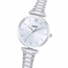 Mujer Classic Esfera Plata Texturizada