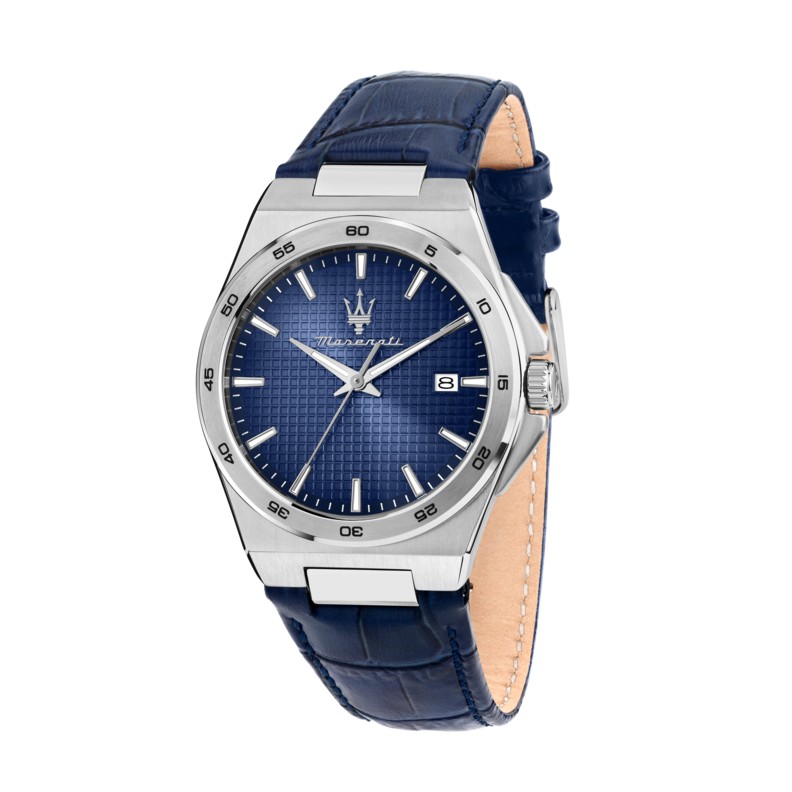 Maserati VELOCITÀ SLIM 40MM 3H BLUE DIAL BLUE ST R8851153002 - Vista frontal