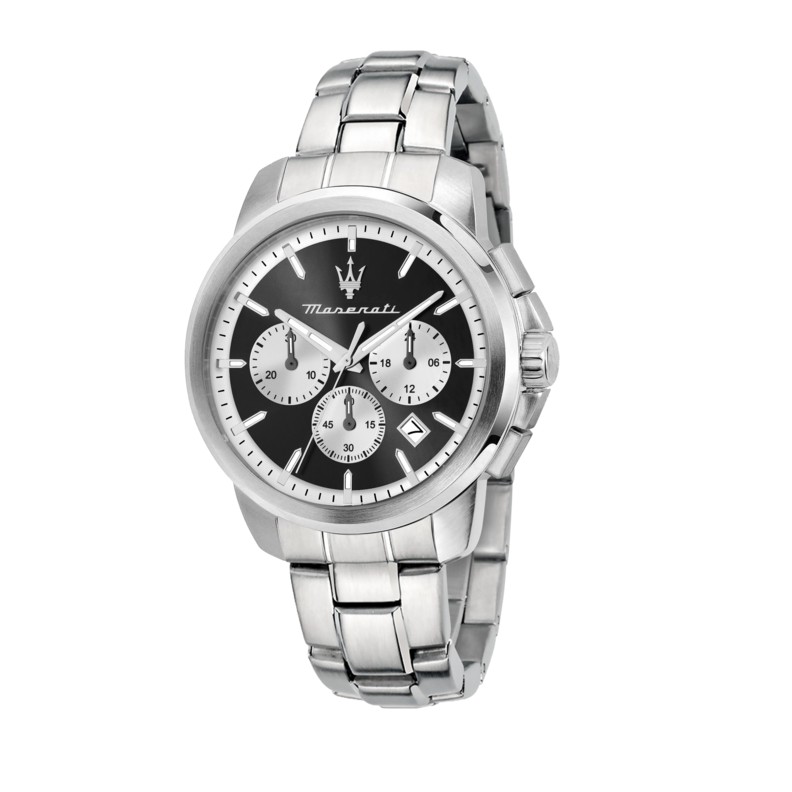 Maserati SUCCESSO 42MM CHR BLK/WIL DIA SS BR R8873621052 - Vista frontal