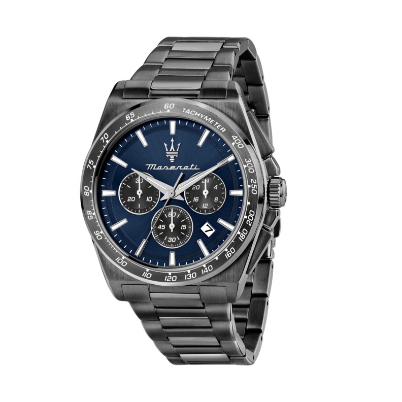 MASERATI VELOCIT? 43MM CHR BLUE DIAL D.GUN BR R8873652015