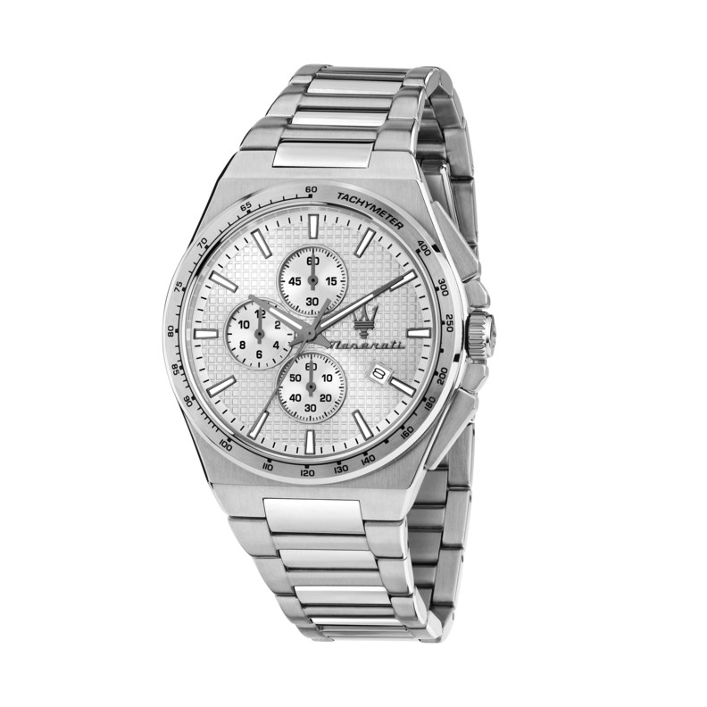 MASERATI VELOCIT? SLIM 41MM CHR WHI SIL DIA SS BR R8873653005