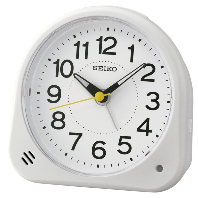 Seiko DESPERTADOR ANALóGICO, REPETICIóN ALARMA QHE188W - Vista frontal
