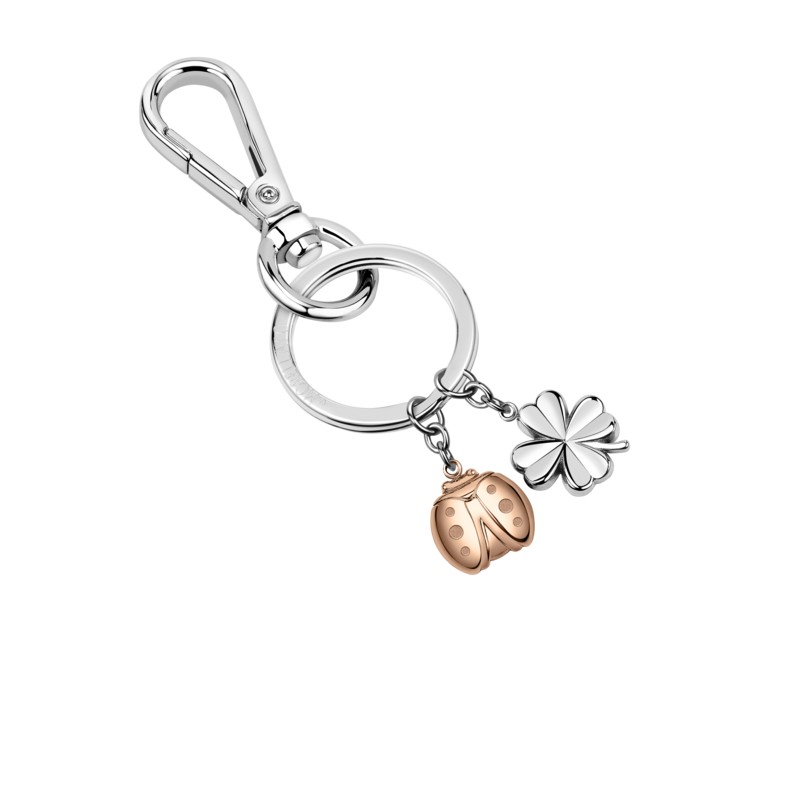 Morellato KEYHOLDER LUCKY SS.RG LEAF CLOVER LADYBU SD7166 - Vista frontal
