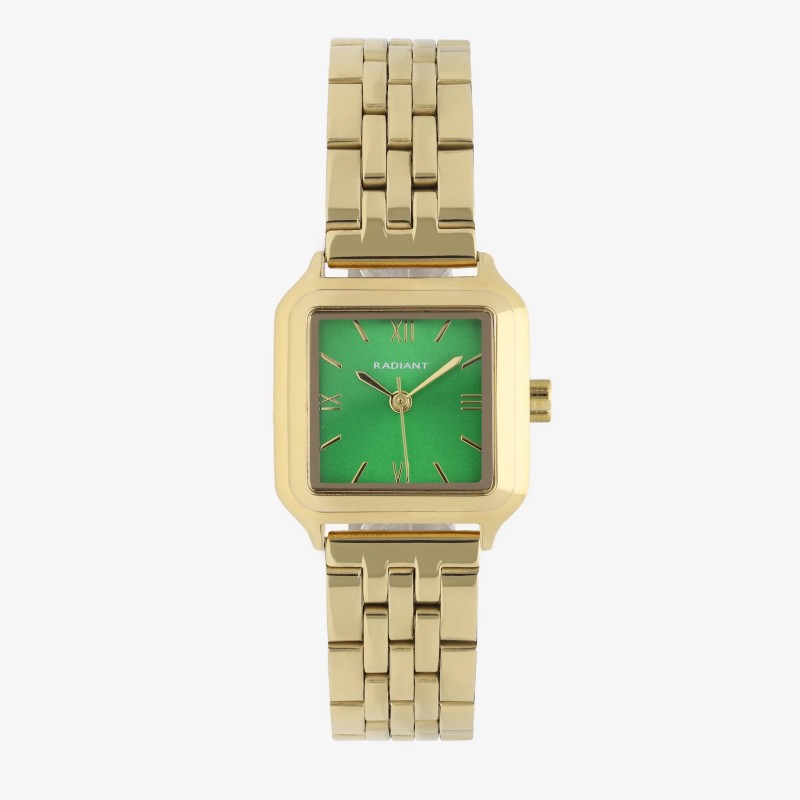 Radiant RELOJ MUJER CORAL WAVE VERDE/DORADO RA687204 - Vista frontal
