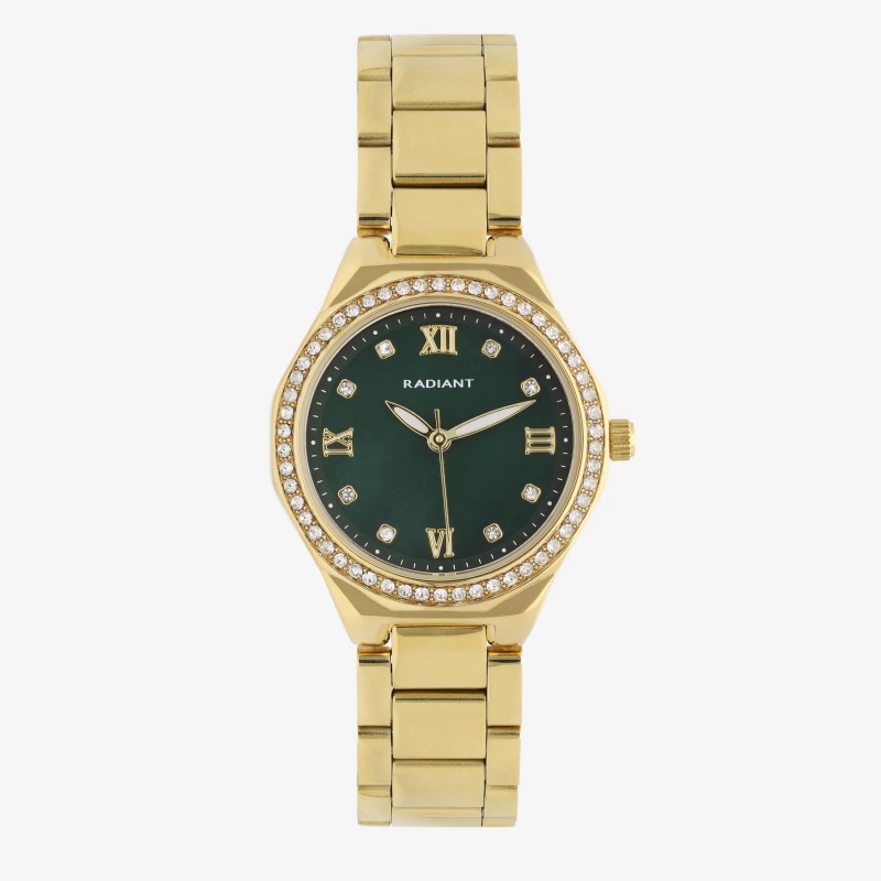 Radiant RELOJ MUJER QUIET LUXE VERDE/DORADO RA691202 - Vista frontal