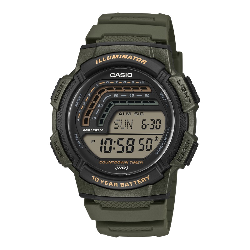 Casio COLLECTION WS-1800-3AVEF - Vista frontal
