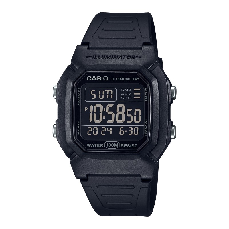 Casio COLLECTION W-800H-1BVES - Vista frontal