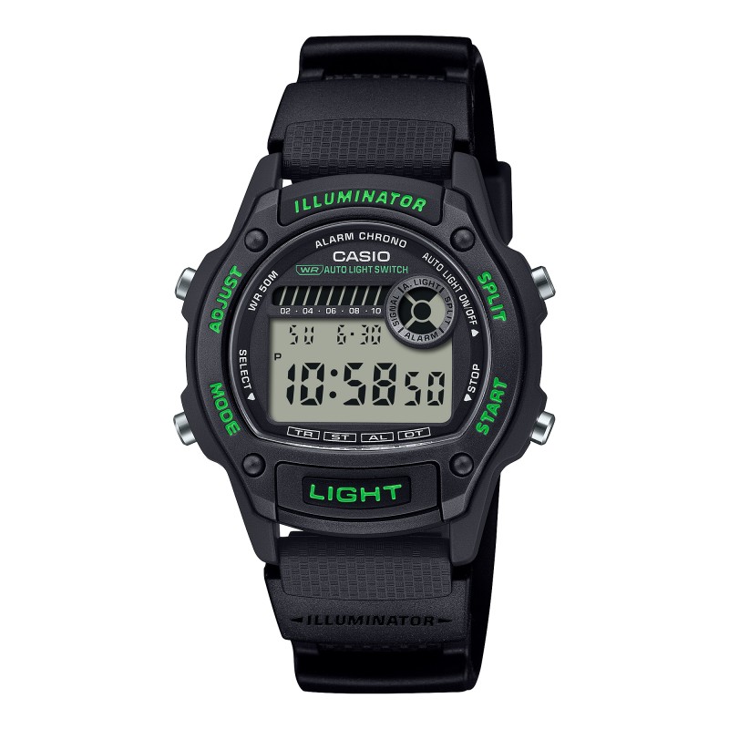 Casio COLLECTION W-220H-1A3VEF - Vista frontal