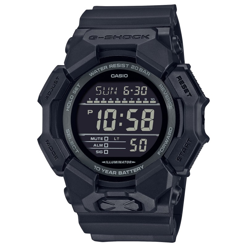 Casio G SHOCK GD-010-1A1ER - Vista frontal