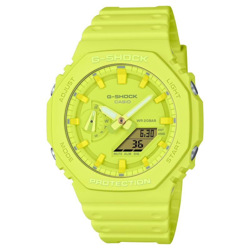 Casio G SHOCK GA-2100-9A9ER - Vista frontal